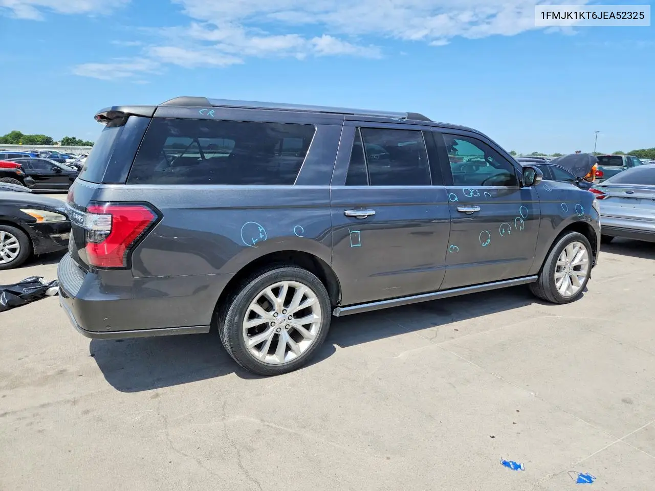 2018 Ford Expedition Max Limited VIN: 1FMJK1KT6JEA52325 Lot: 59032476