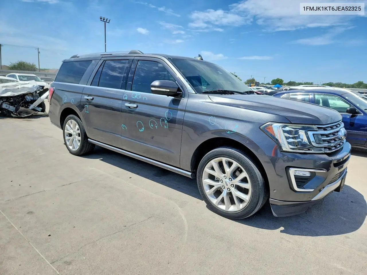 2018 Ford Expedition Max Limited VIN: 1FMJK1KT6JEA52325 Lot: 59032476