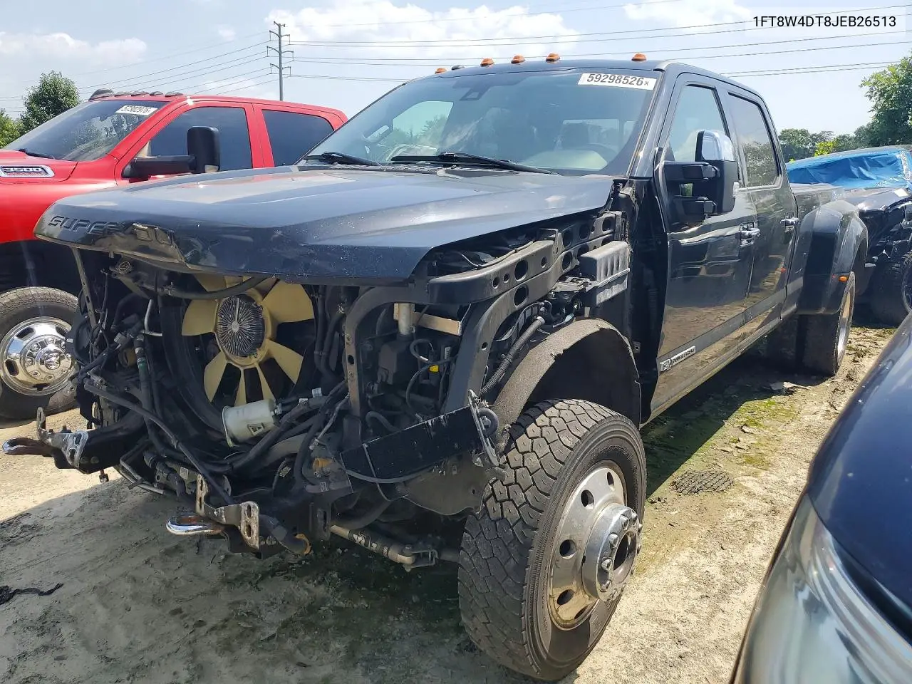 2018 Ford F450 Super Duty VIN: 1FT8W4DT8JEB26513 Lot: 59298526
