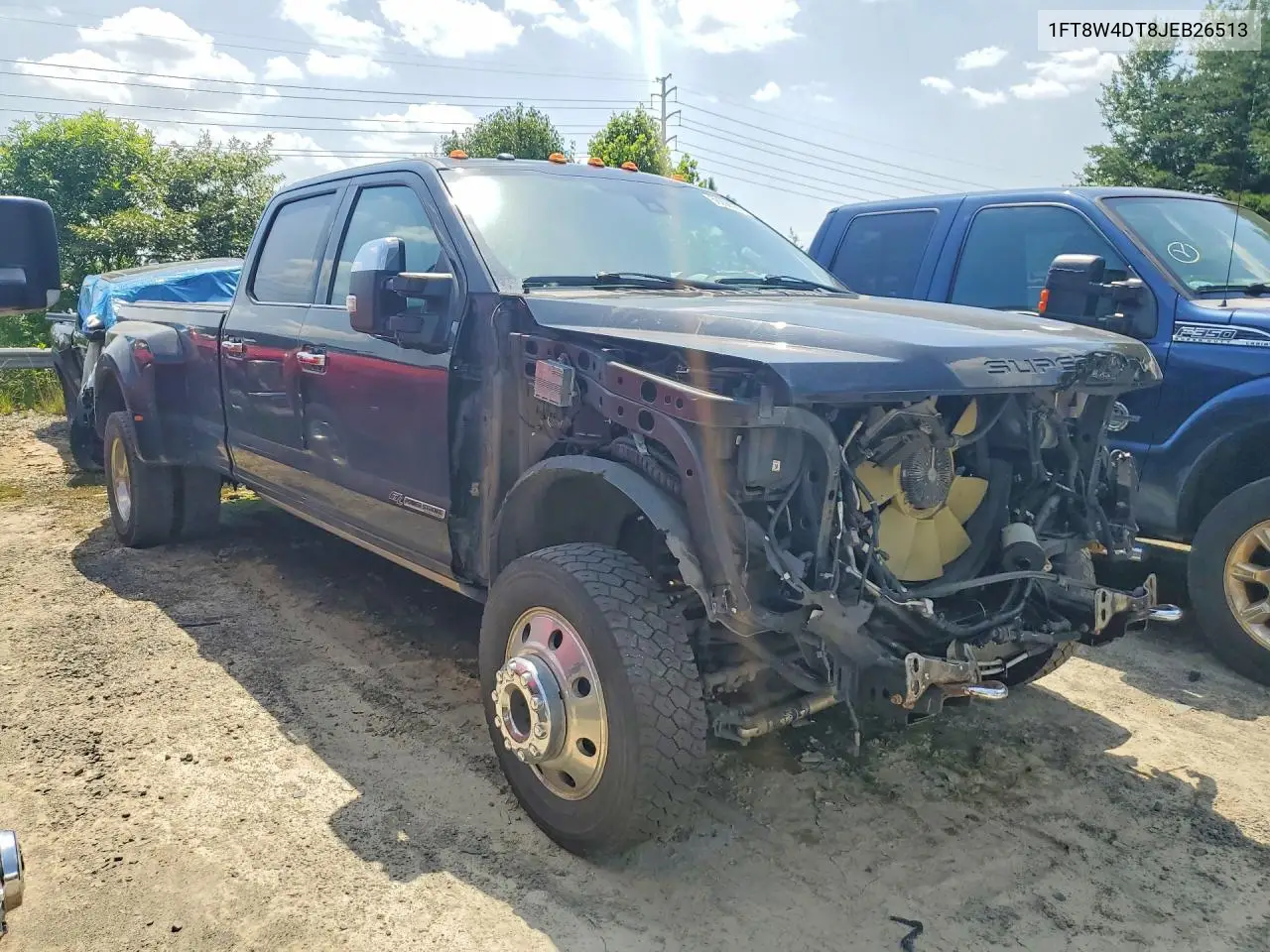 2018 Ford F450 Super Duty VIN: 1FT8W4DT8JEB26513 Lot: 59298526
