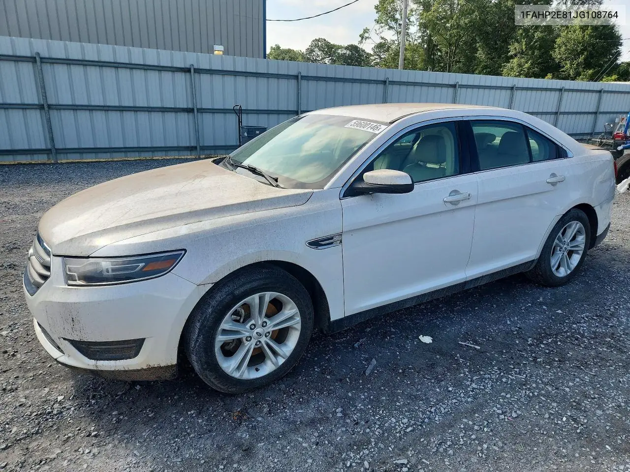 2018 Ford Taurus Sel VIN: 1FAHP2E81JG108764 Lot: 59600146