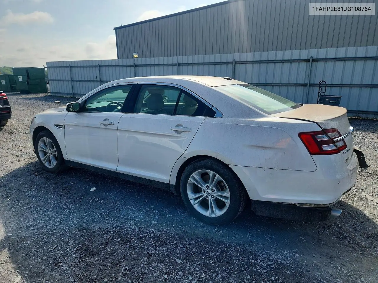 2018 Ford Taurus Sel VIN: 1FAHP2E81JG108764 Lot: 59600146