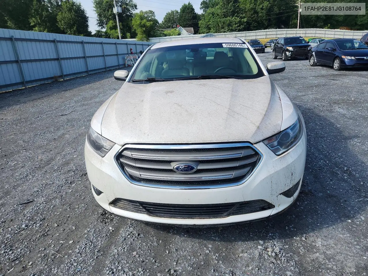 2018 Ford Taurus Sel VIN: 1FAHP2E81JG108764 Lot: 59600146