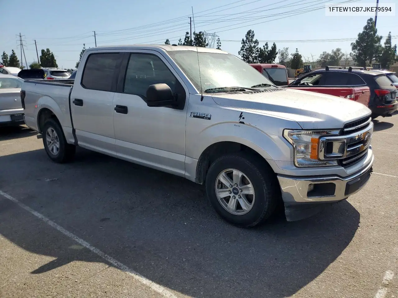 2018 Ford F150 Supercrew VIN: 1FTEW1CB7JKE79594 Lot: 62162796