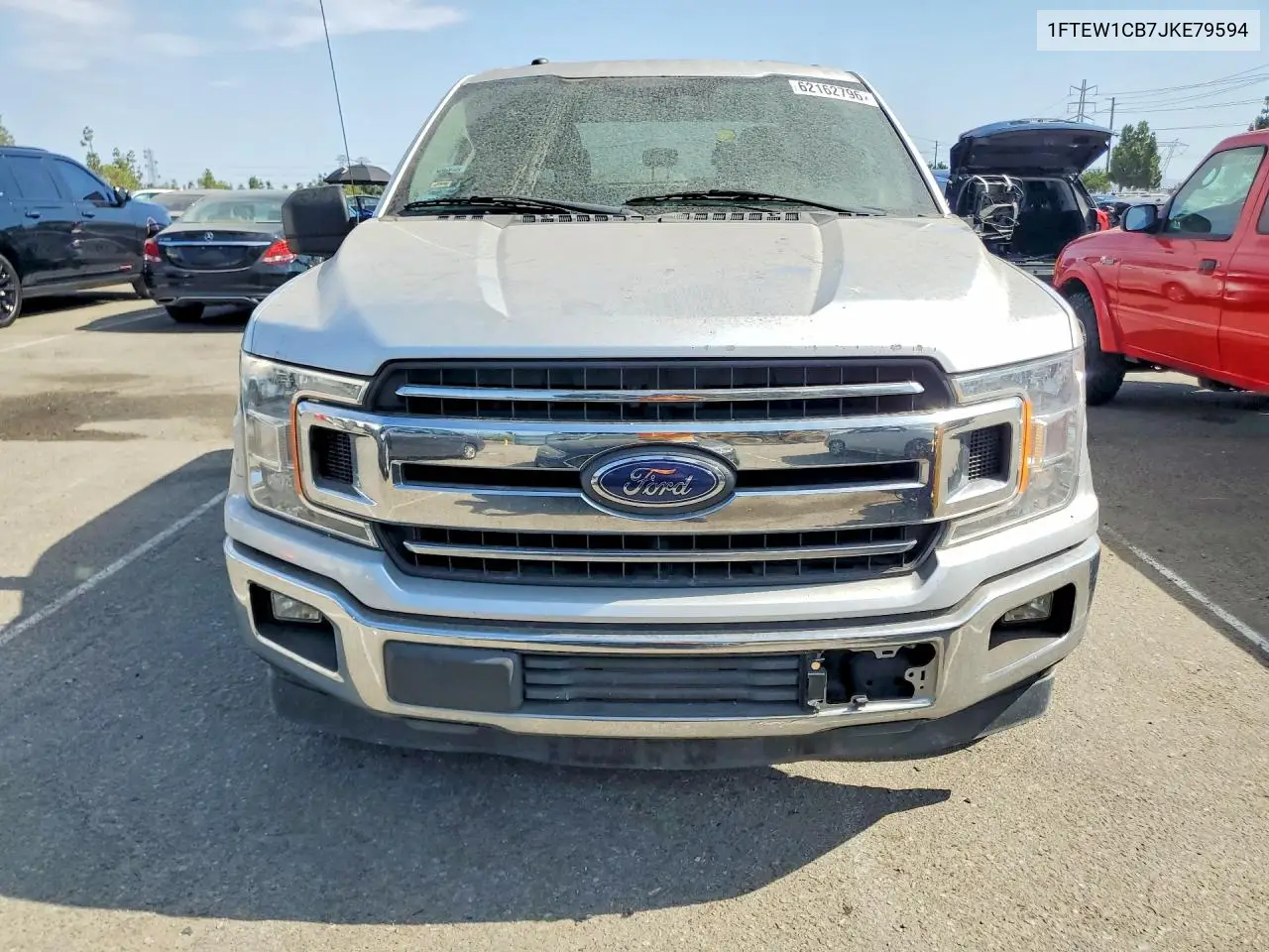 2018 Ford F150 Supercrew VIN: 1FTEW1CB7JKE79594 Lot: 62162796