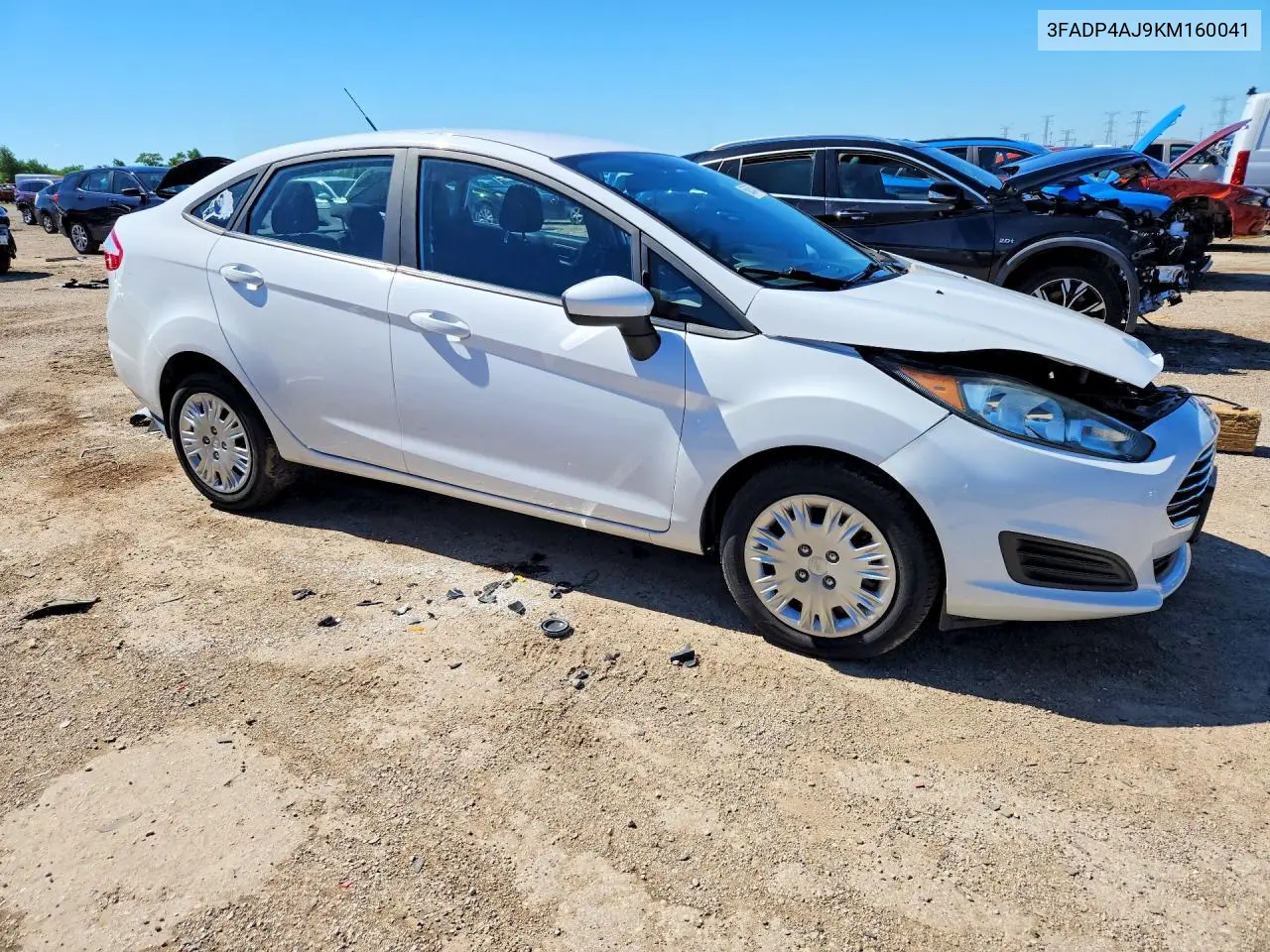 2019 Ford Fiesta S VIN: 3FADP4AJ9KM160041 Lot: 56835476