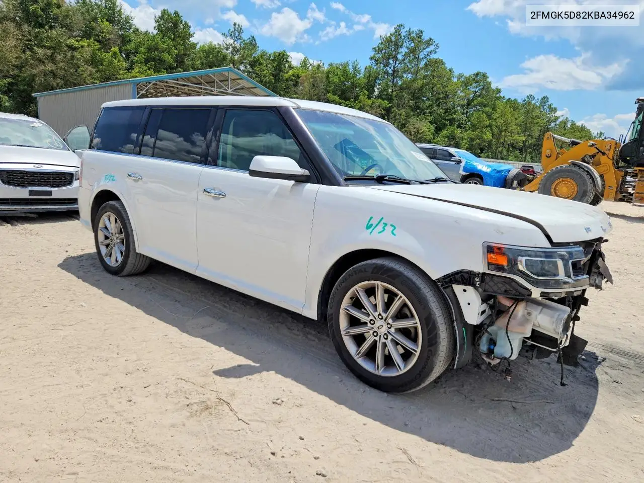 2019 Ford Flex Limited VIN: 2FMGK5D82KBA34962 Lot: 57211756
