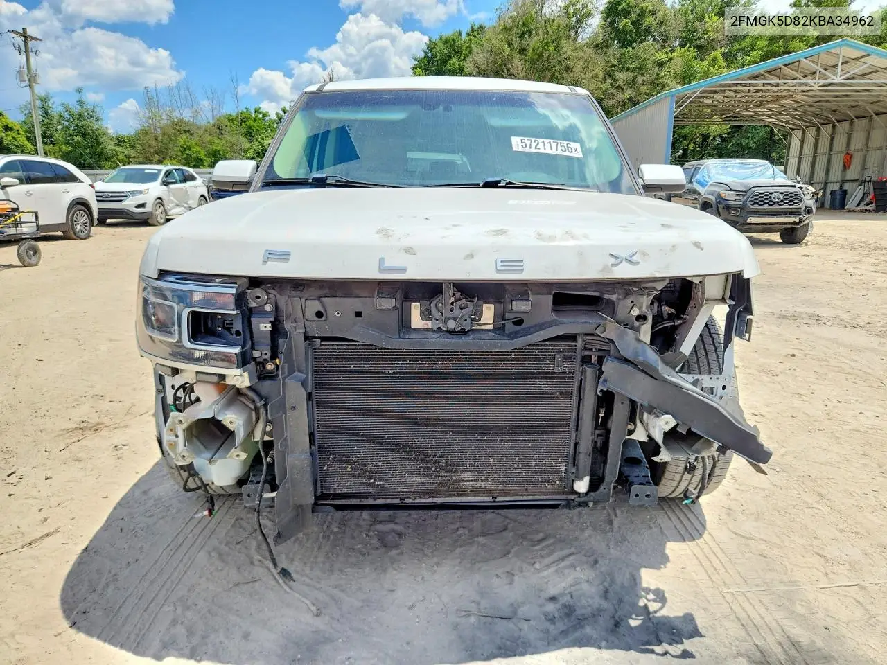2019 Ford Flex Limited VIN: 2FMGK5D82KBA34962 Lot: 57211756