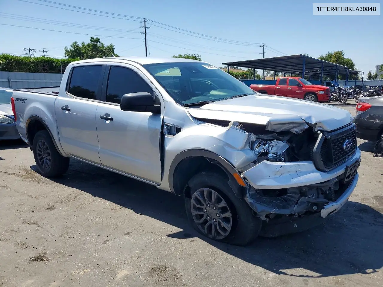 2019 Ford Ranger Xl VIN: 1FTER4FH8KLA30848 Lot: 57633786
