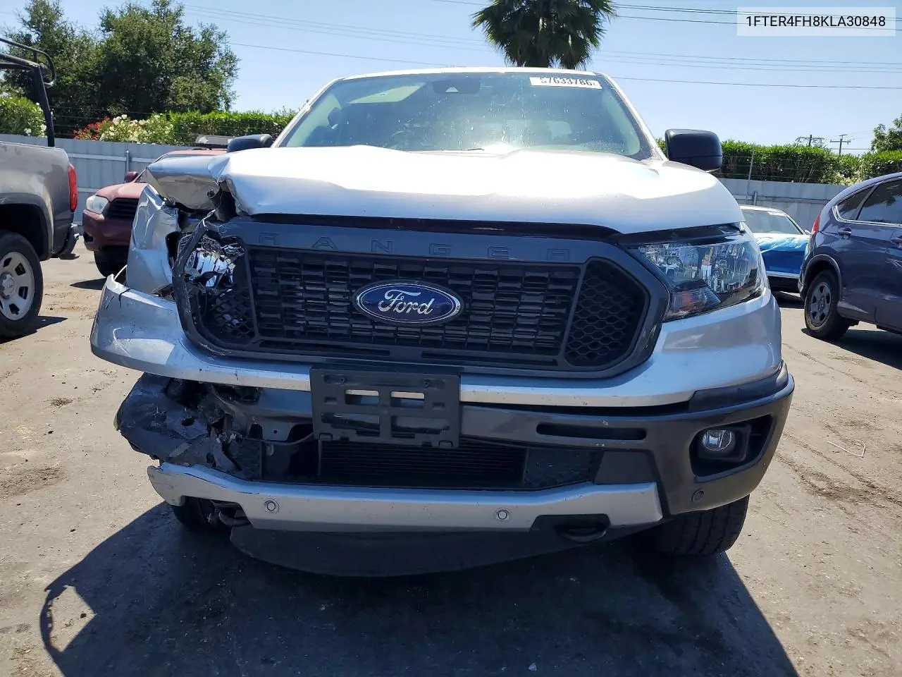 2019 Ford Ranger Xl VIN: 1FTER4FH8KLA30848 Lot: 57633786