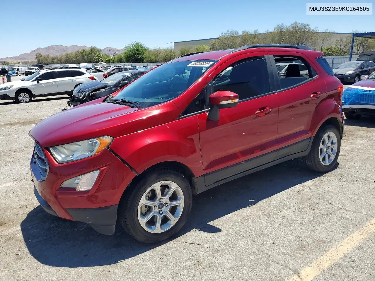 2019 Ford Ecosport Se VIN: MAJ3S2GE9KC264605 Lot: 58058356