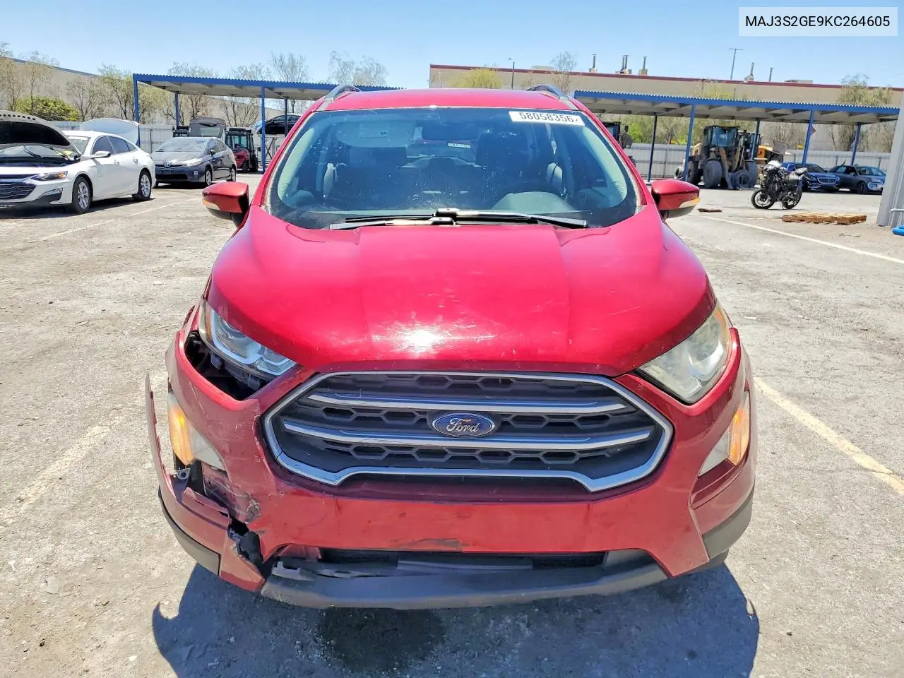 2019 Ford Ecosport Se VIN: MAJ3S2GE9KC264605 Lot: 58058356