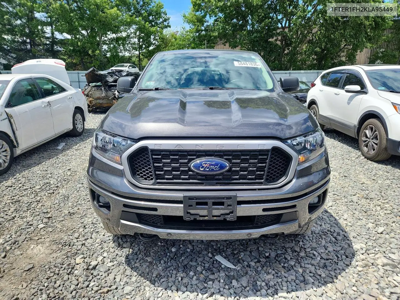 2019 Ford Ranger Xl VIN: 1FTER1FH2KLA95449 Lot: 58481836