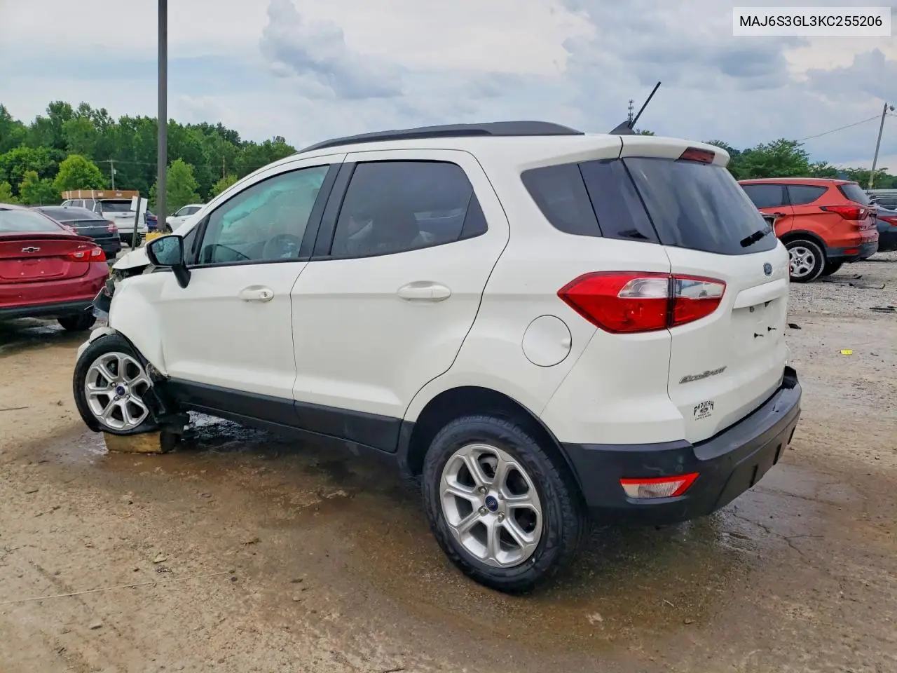 2019 Ford Ecosport Se VIN: MAJ6S3GL3KC255206 Lot: 58612806