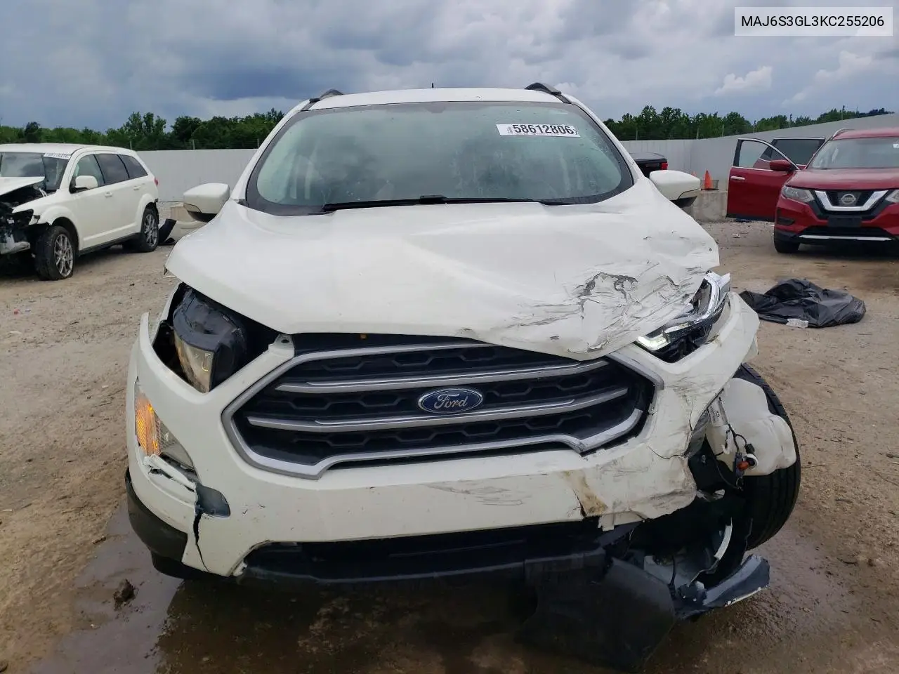 2019 Ford Ecosport Se VIN: MAJ6S3GL3KC255206 Lot: 58612806