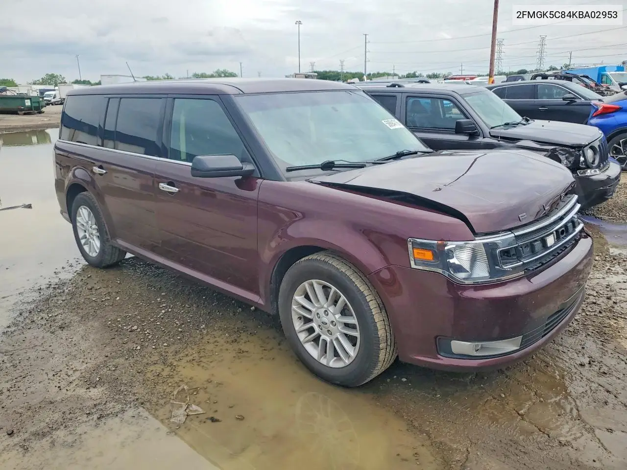 2019 Ford Flex Sel VIN: 2FMGK5C84KBA02953 Lot: 58694716