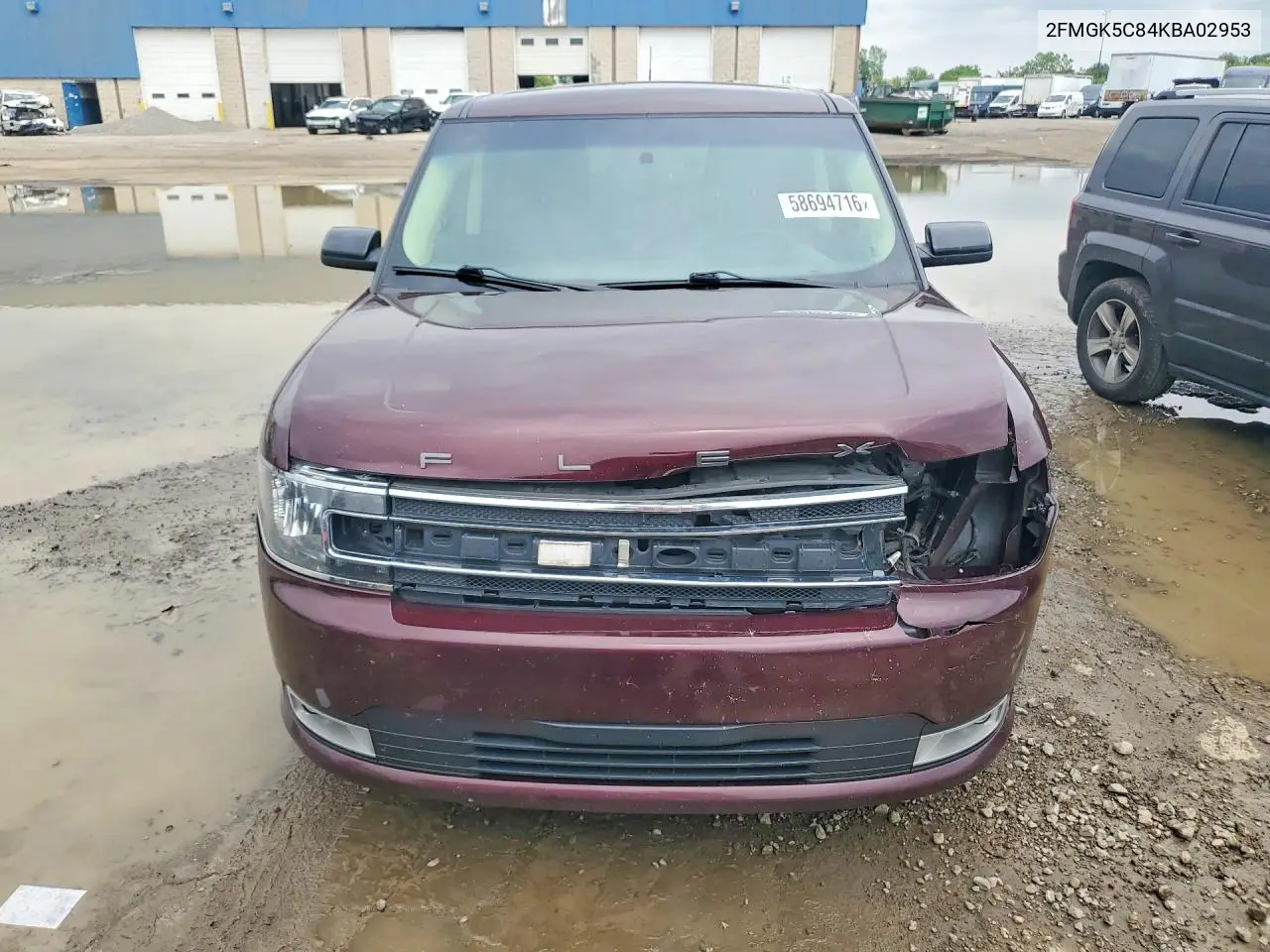 2019 Ford Flex Sel VIN: 2FMGK5C84KBA02953 Lot: 58694716