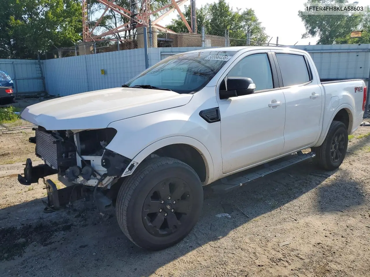 2019 Ford Ranger Xl VIN: 1FTER4FH8KLA58603 Lot: 58996436