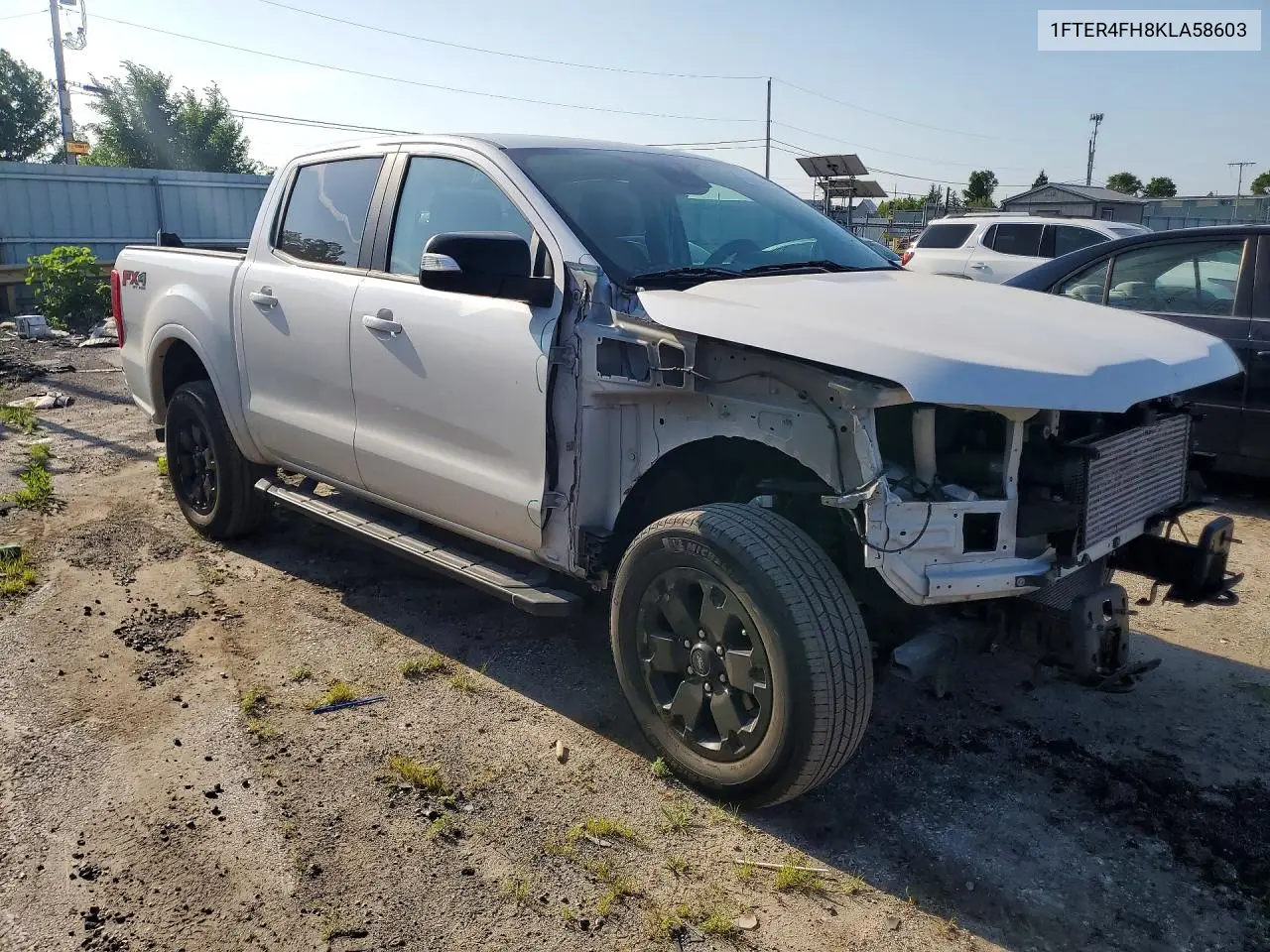 2019 Ford Ranger Xl VIN: 1FTER4FH8KLA58603 Lot: 58996436