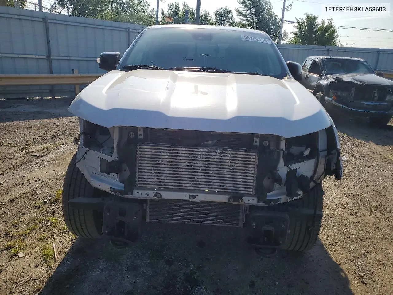 2019 Ford Ranger Xl VIN: 1FTER4FH8KLA58603 Lot: 58996436