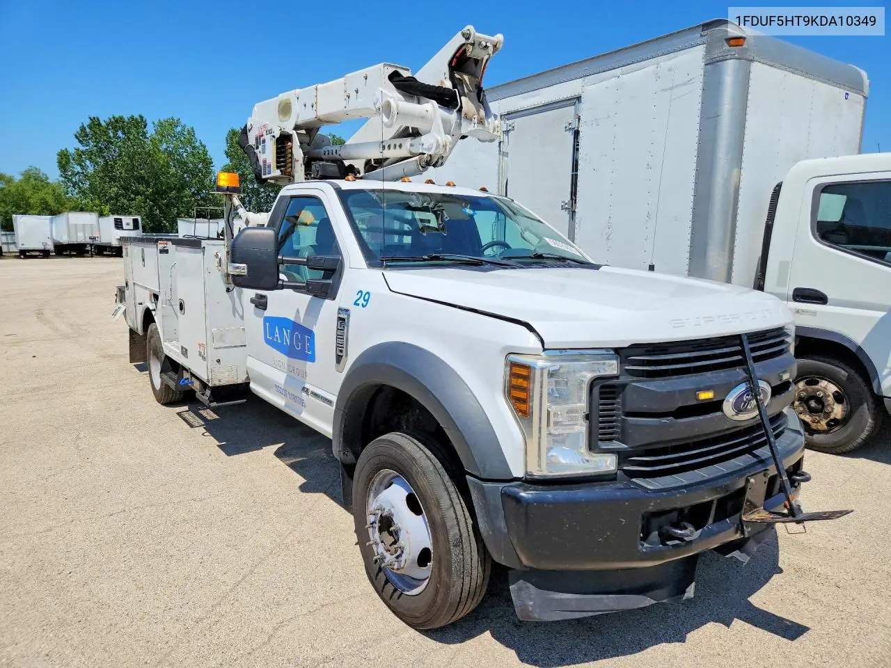 2019 Ford F550 Super Duty Utility / Service Truck VIN: 1FDUF5HT9KDA10349 Lot: 59029606