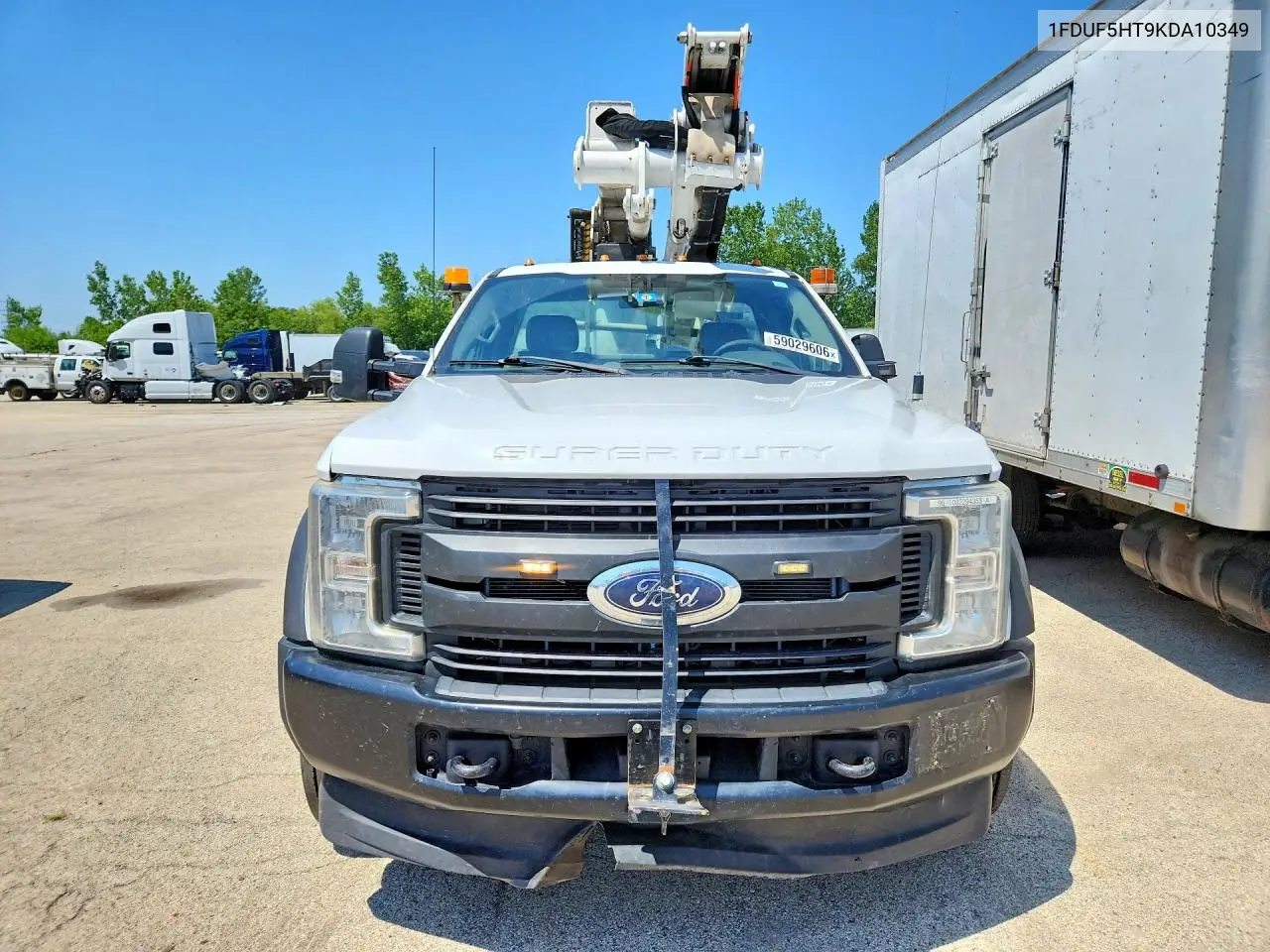 2019 Ford F550 Super Duty Utility / Service Truck VIN: 1FDUF5HT9KDA10349 Lot: 59029606
