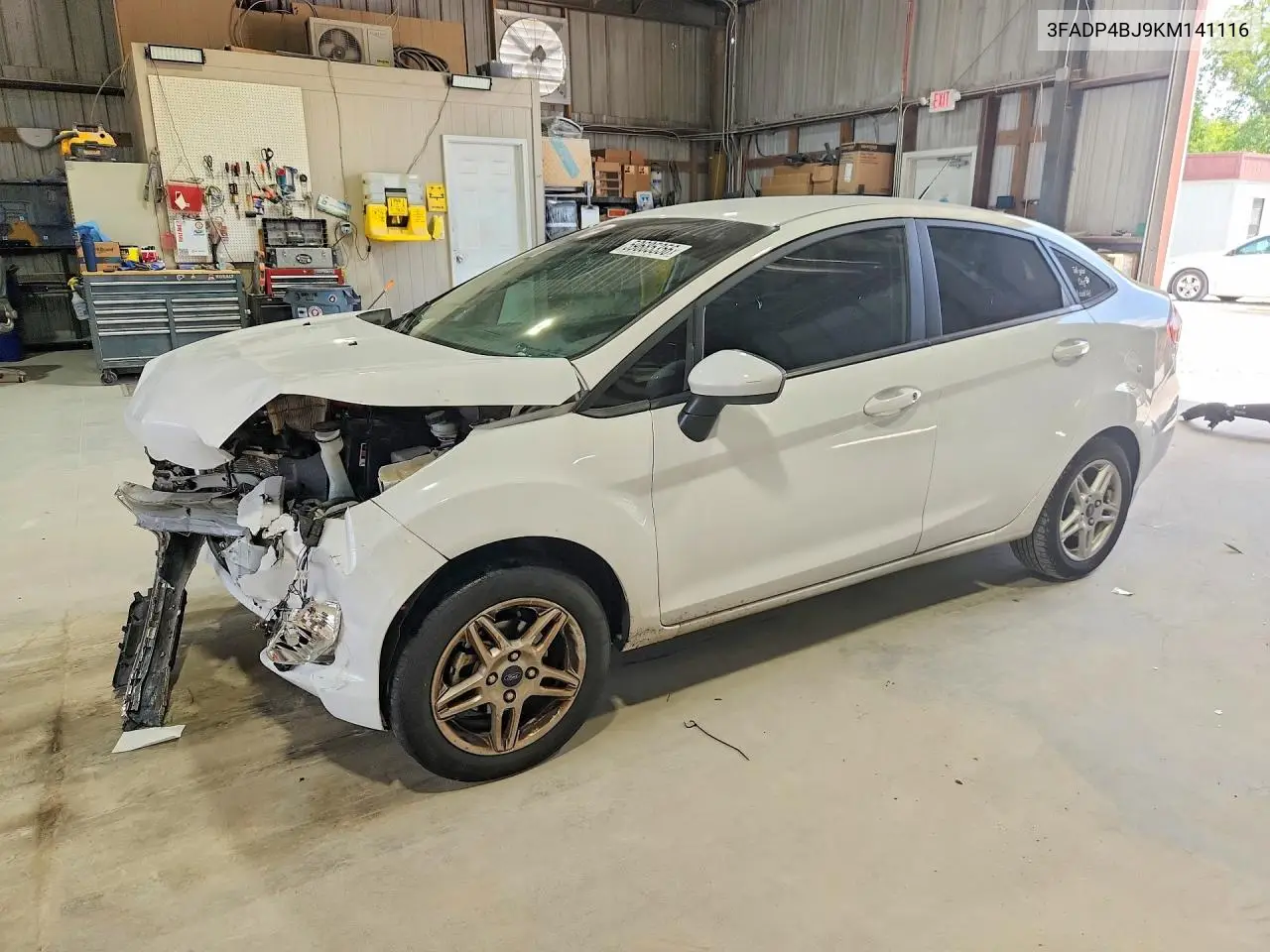 2019 Ford Fiesta Se VIN: 3FADP4BJ9KM141116 Lot: 59685356