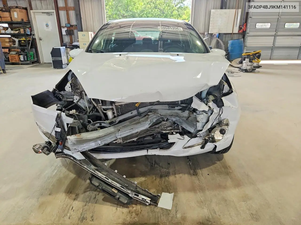 2019 Ford Fiesta Se VIN: 3FADP4BJ9KM141116 Lot: 59685356
