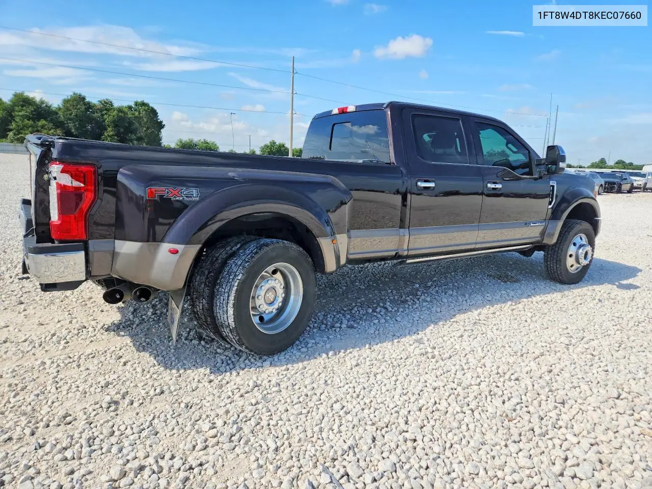 2019 Ford F450 Super Duty VIN: 1FT8W4DT8KEC07660 Lot: 59961816