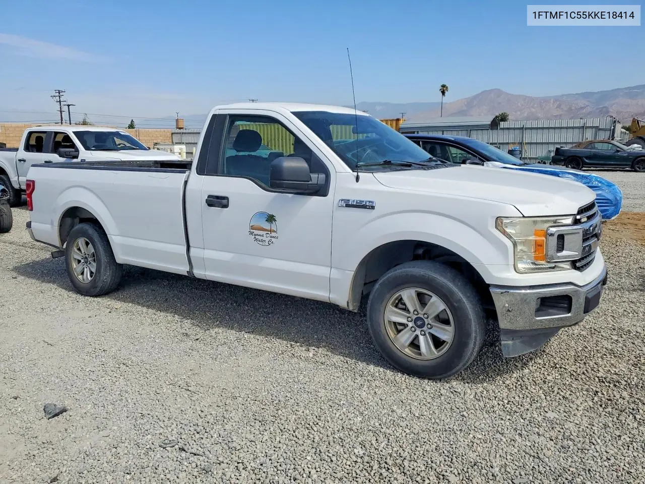2019 Ford F150 VIN: 1FTMF1C55KKE18414 Lot: 62106146