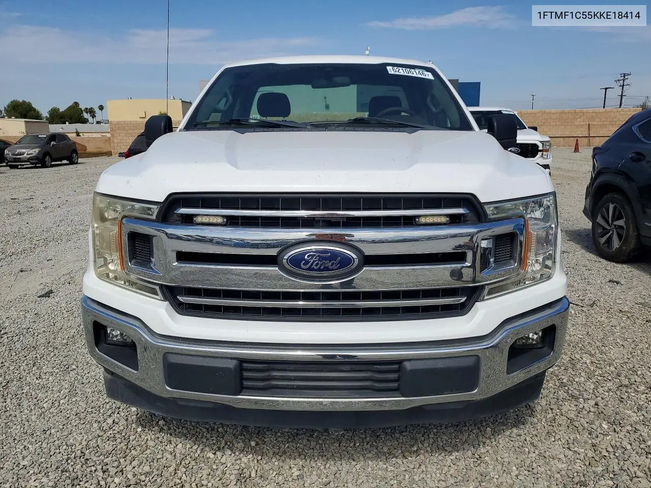 2019 Ford F150 VIN: 1FTMF1C55KKE18414 Lot: 62106146