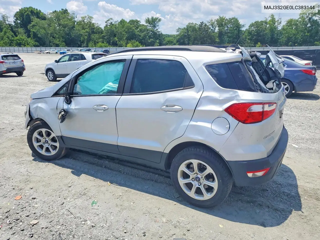 2020 Ford Ecosport Se VIN: MAJ3S2GE0LC383144 Lot: 56852386