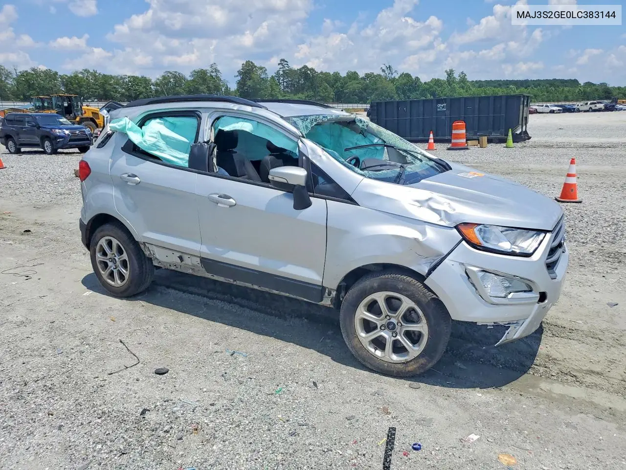 2020 Ford Ecosport Se VIN: MAJ3S2GE0LC383144 Lot: 56852386