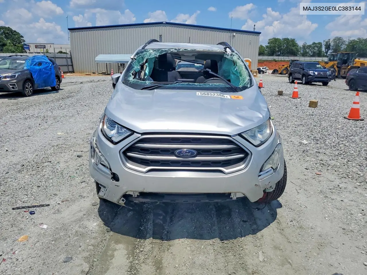 2020 Ford Ecosport Se VIN: MAJ3S2GE0LC383144 Lot: 56852386