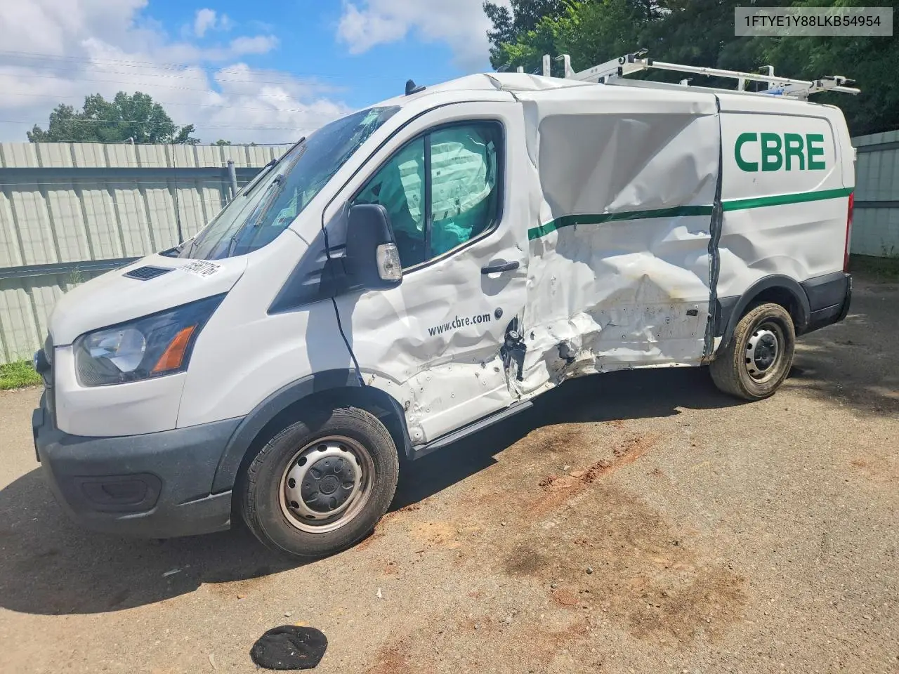2020 Ford Transit T-150 VIN: 1FTYE1Y88LKB54954 Lot: 56963716