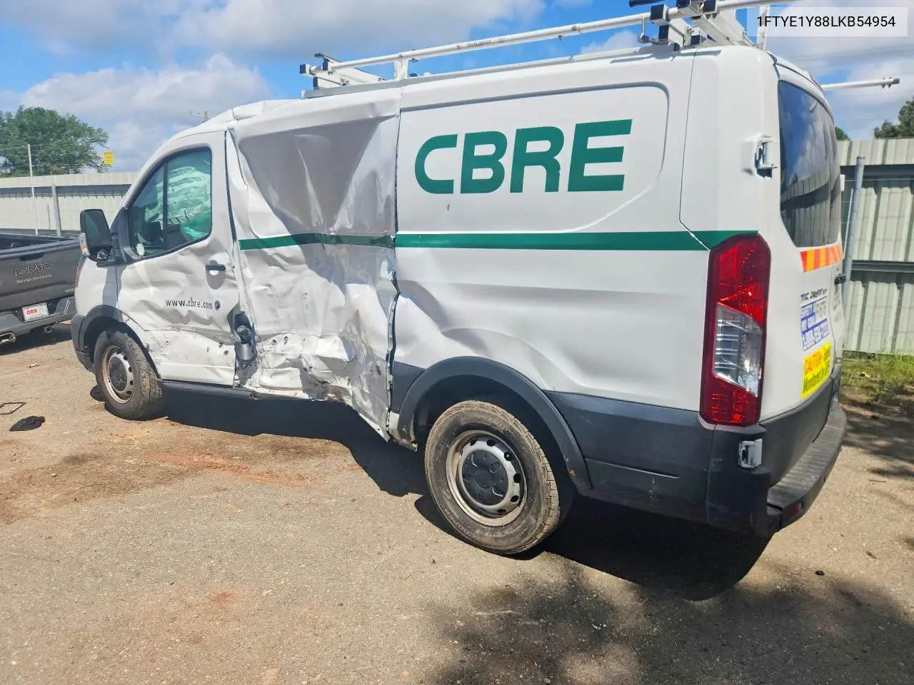 2020 Ford Transit T-150 VIN: 1FTYE1Y88LKB54954 Lot: 56963716