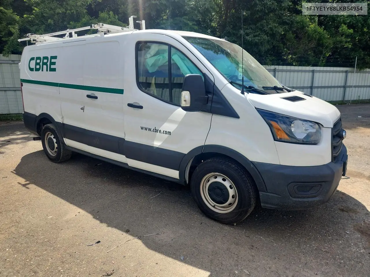 2020 Ford Transit T-150 VIN: 1FTYE1Y88LKB54954 Lot: 56963716