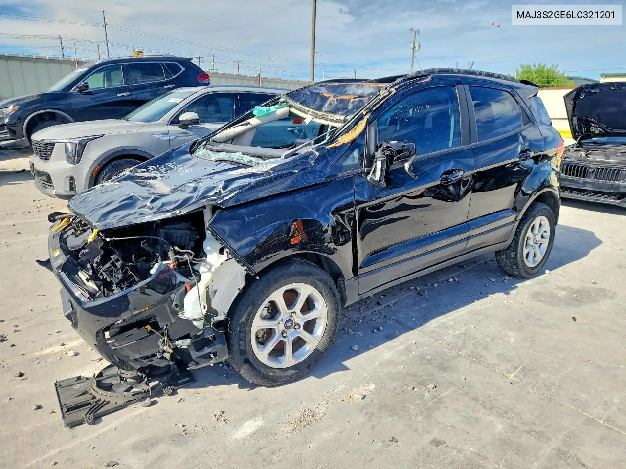 2020 Ford Ecosport Se VIN: MAJ3S2GE6LC321201 Lot: 57321806