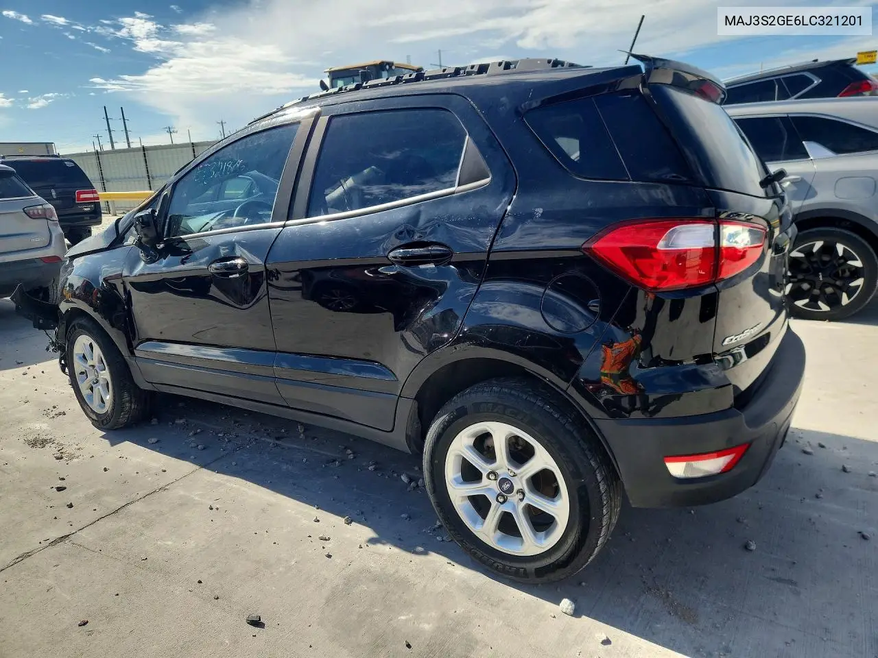 2020 Ford Ecosport Se VIN: MAJ3S2GE6LC321201 Lot: 57321806