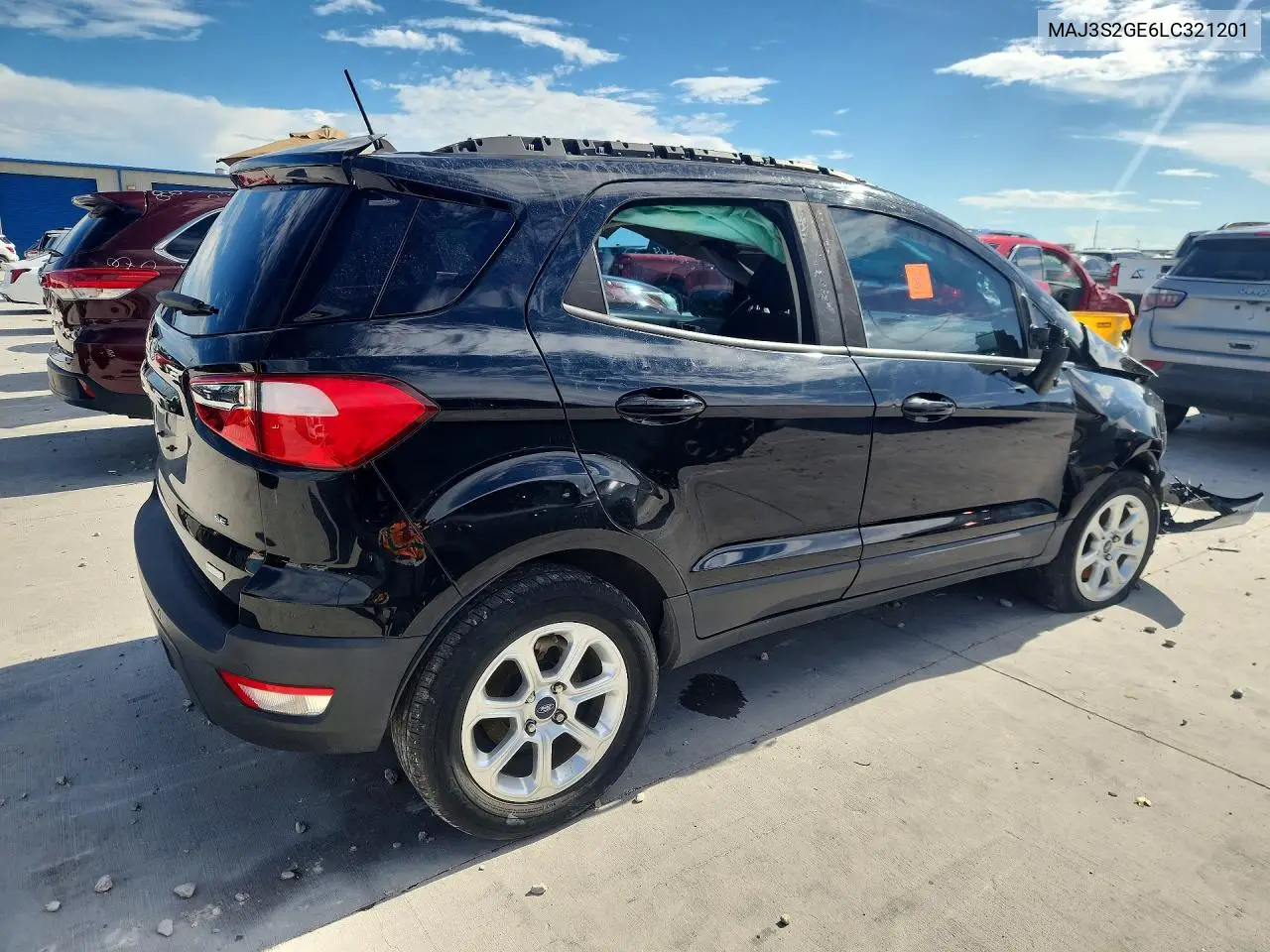 2020 Ford Ecosport Se VIN: MAJ3S2GE6LC321201 Lot: 57321806