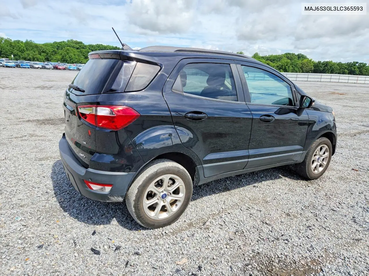2020 Ford Ecosport Se VIN: MAJ6S3GL3LC365593 Lot: 57328606