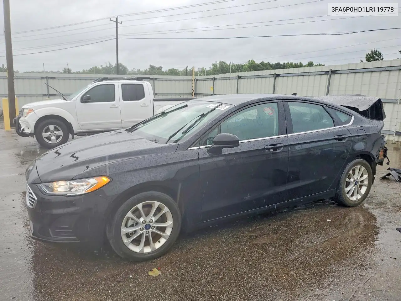 2020 Ford Fusion Se VIN: 3FA6P0HD1LR119778 Lot: 57946956