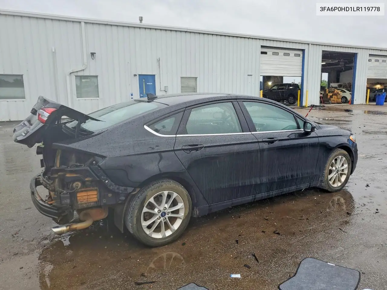 2020 Ford Fusion Se VIN: 3FA6P0HD1LR119778 Lot: 57946956