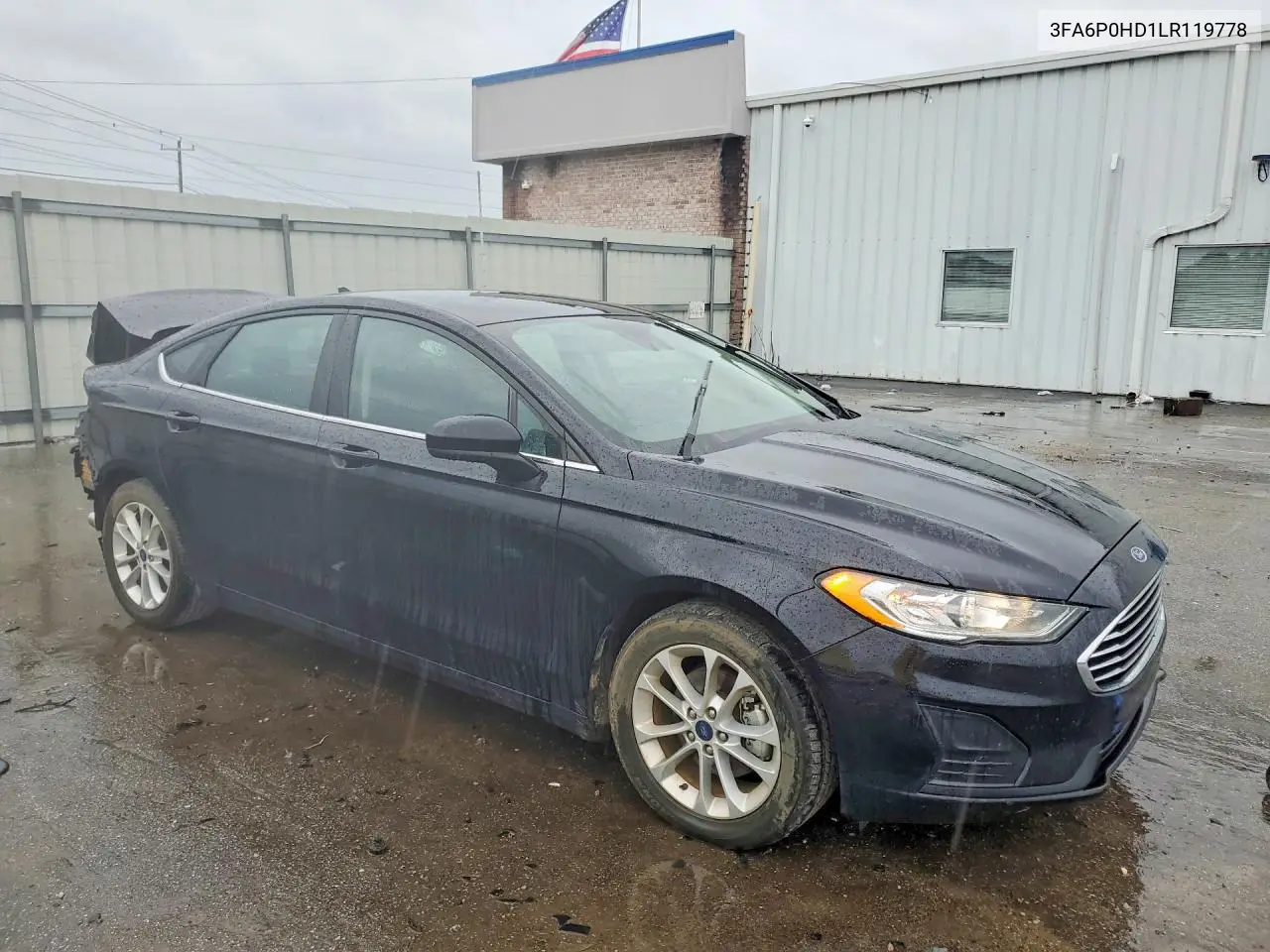 2020 Ford Fusion Se VIN: 3FA6P0HD1LR119778 Lot: 57946956