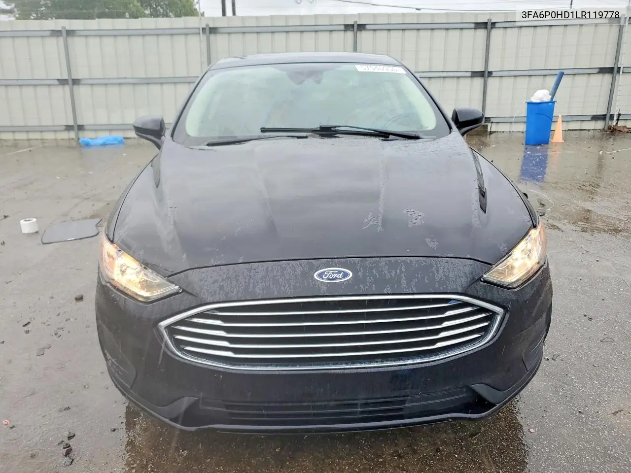 2020 Ford Fusion Se VIN: 3FA6P0HD1LR119778 Lot: 57946956