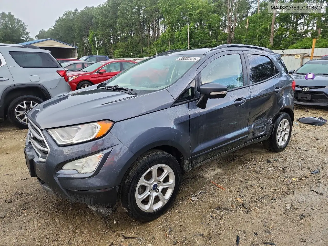 2020 Ford Ecosport Se VIN: MAJ3S2GE3LC318627 Lot: 58559136