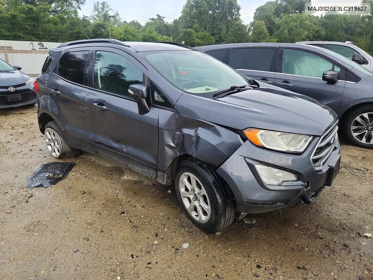 2020 Ford Ecosport Se VIN: MAJ3S2GE3LC318627 Lot: 58559136