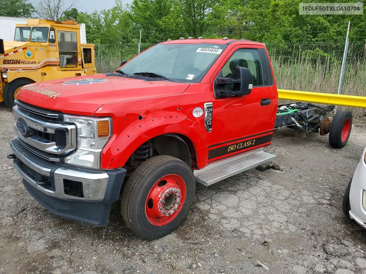 2020 Ford F550 Super Duty VIN: 1FDUF5GTXLDA10704 Lot: 58793716