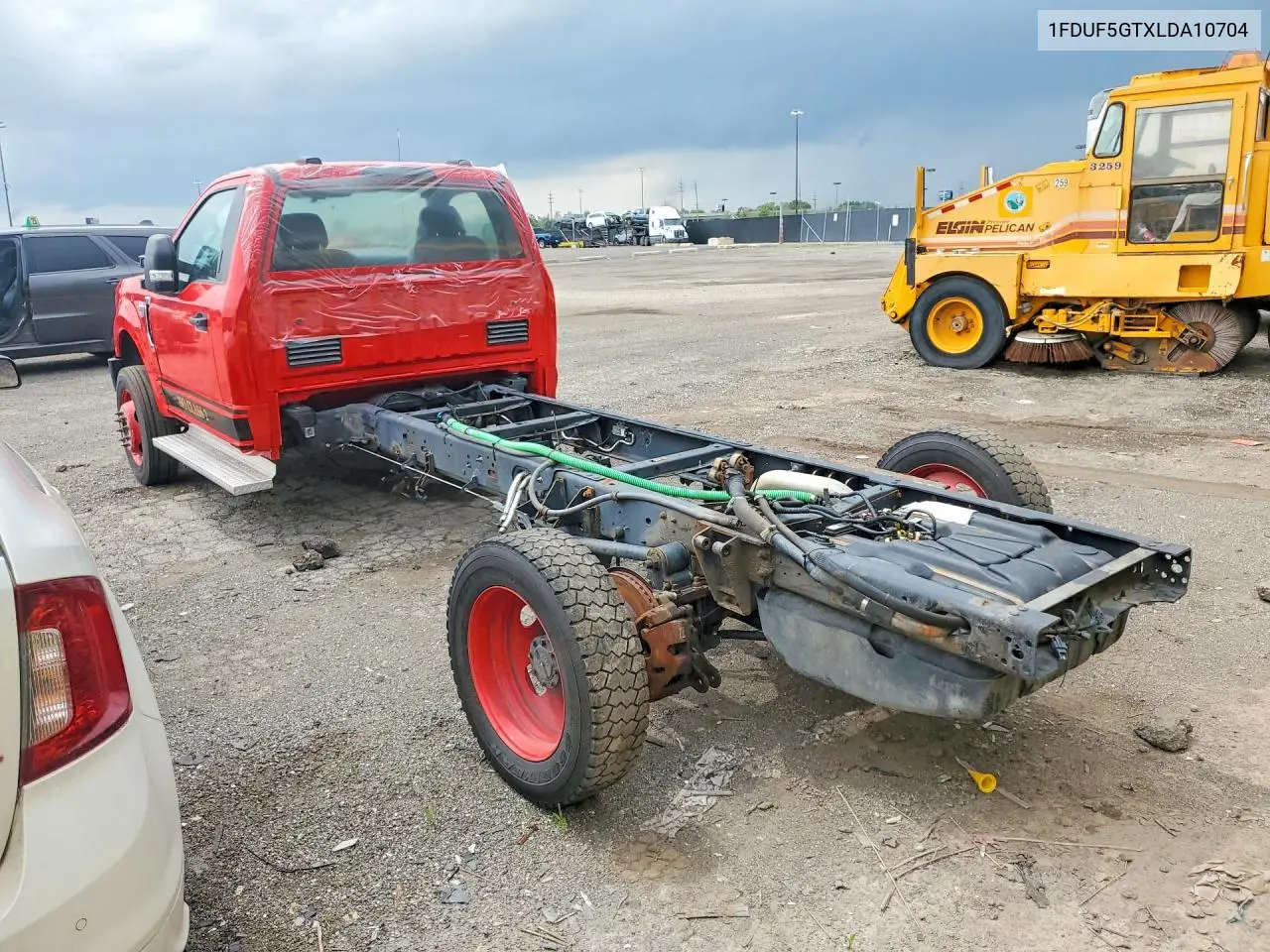 2020 Ford F550 Super Duty VIN: 1FDUF5GTXLDA10704 Lot: 58793716