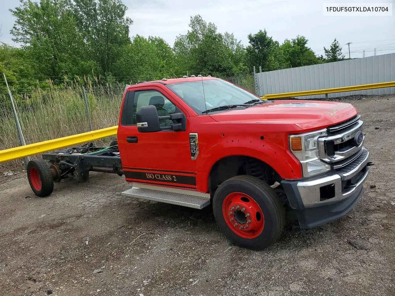 2020 Ford F550 Super Duty VIN: 1FDUF5GTXLDA10704 Lot: 58793716